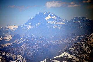 03 Aconcagua From Airplane On Flight Between Santiago And Mendoza